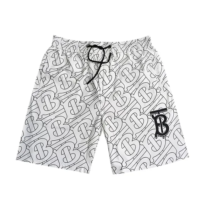 Burberry Monogram Shorts All-Over Logo Print