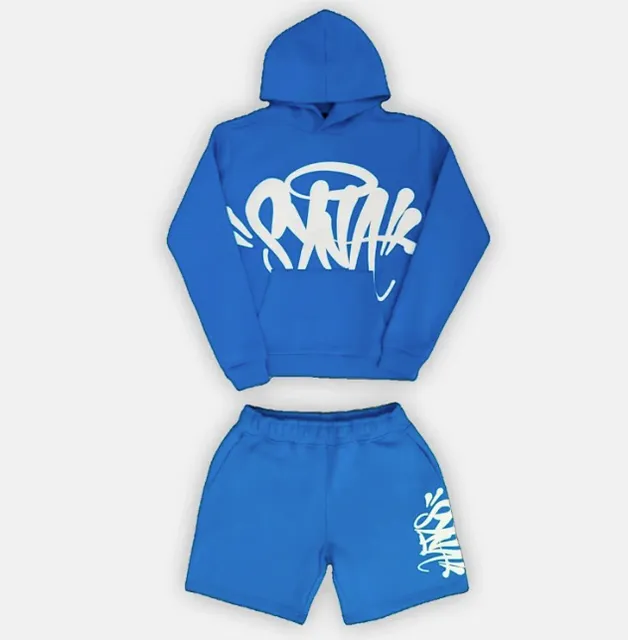 Corteiz Hoodie and Shorts Set Graffiti Logo