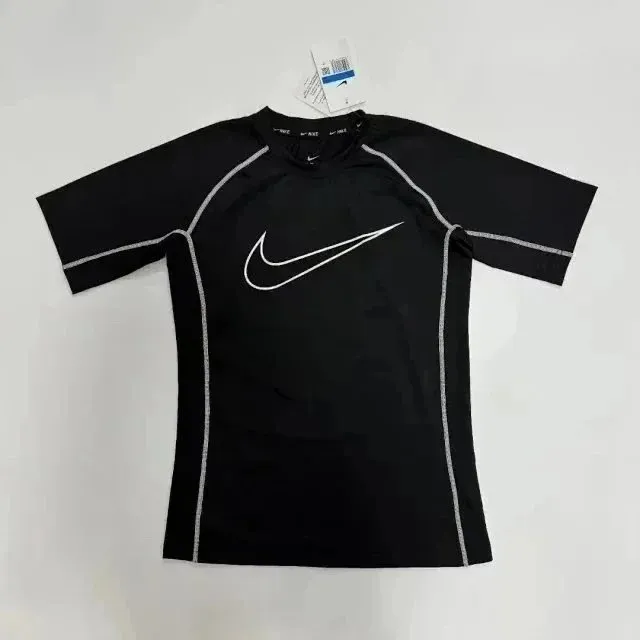Nike Tech Fleece Rash Guard Black with White Swoosh