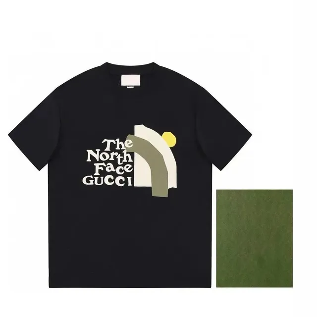 Graphic T-Shirt The North Face x Gucci Logo Print