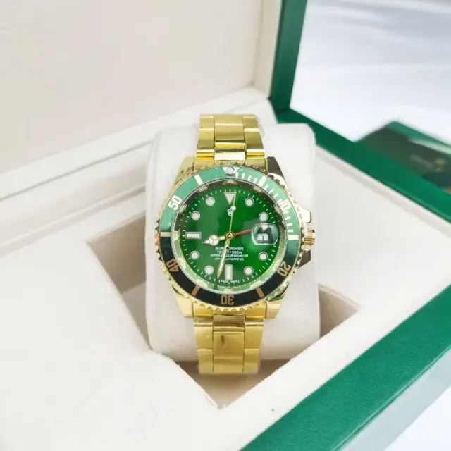 Rolex Submariner Green Dial with Gold Case and Bracelet