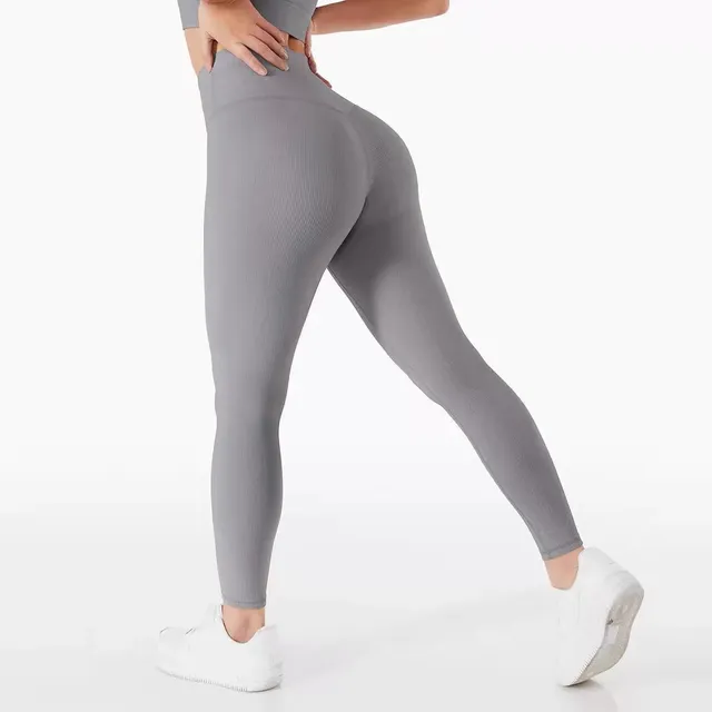 Lululemon High-Waisted Leggings Ribbed Texture
