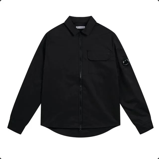C.P. Company Goggle Jacket Solid Black