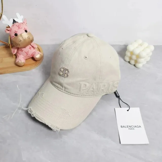 Balenciaga Baseball Cap Distressed Paris