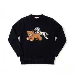 Polo Ralph Lauren Polo Bear Sweater Teddy Bear and Horse Embroidery