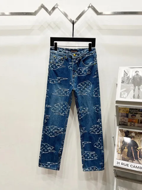 Louis Vuitton Jeans Monogram Rabbit Print