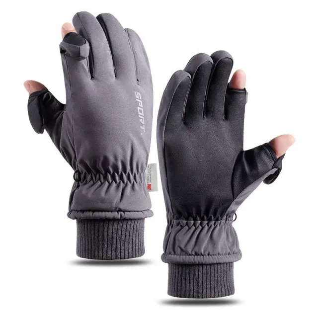 Touchscreen Gloves Convertible Fingerless