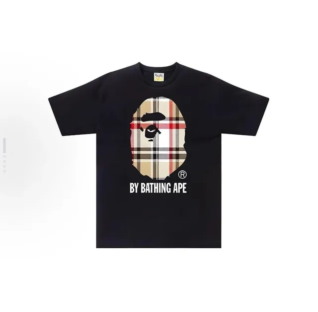 BAPE Ape Head T-Shirt Burberry Check Ape