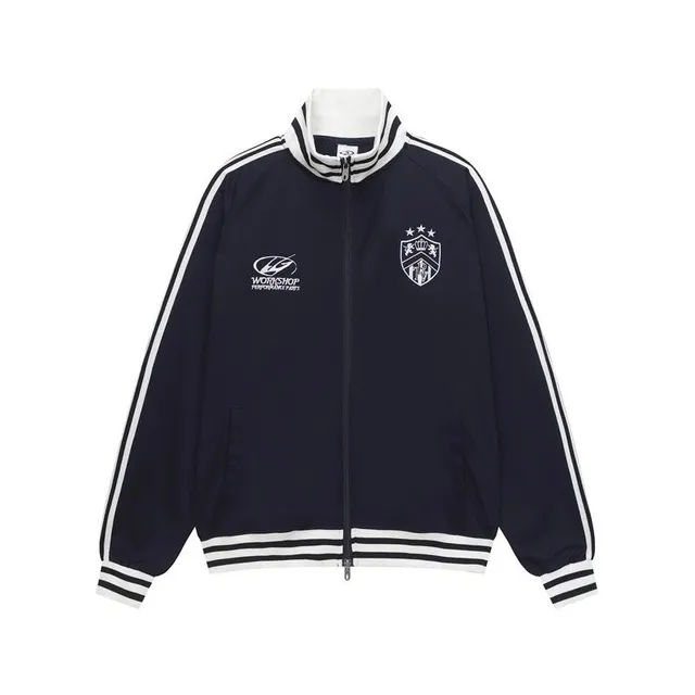 C.P. Company Track Jacket Navy with White Stripes