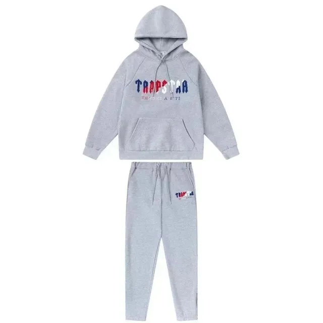 Corteiz Hoodie and Joggers Set TRAPSTAR Logo