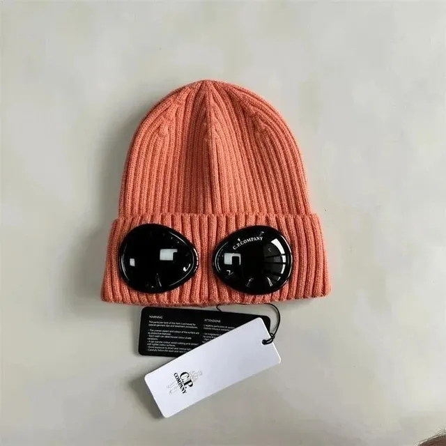 C.P. Company Goggle Beanie Ribbed Knit with Goggle Detail