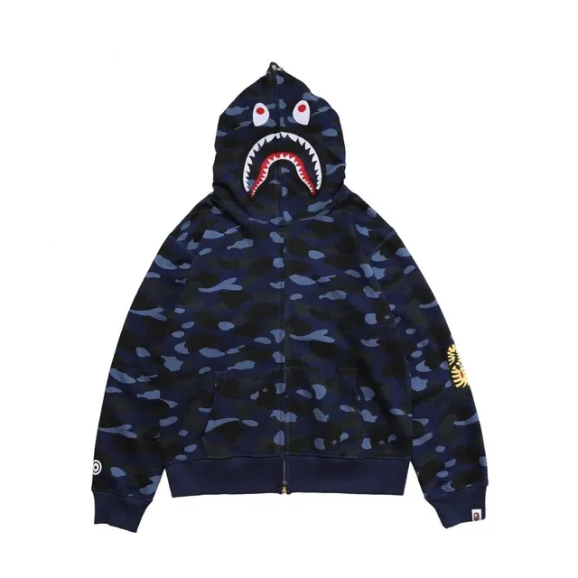 BAPE Shark Hoodie Camouflage