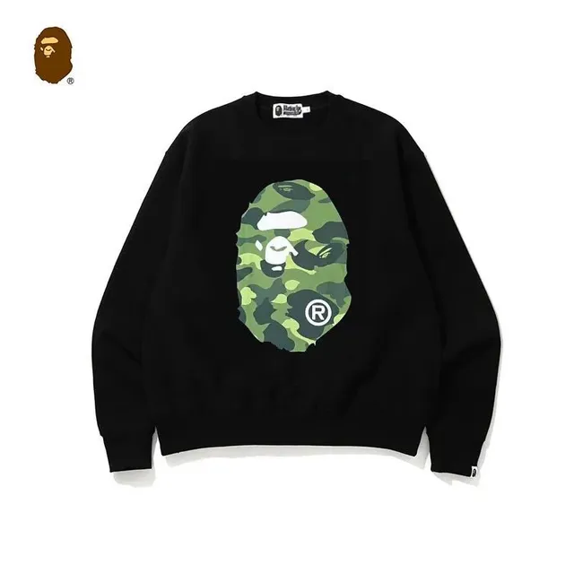 BAPE Crewneck Sweatshirt Camouflage Ape Head