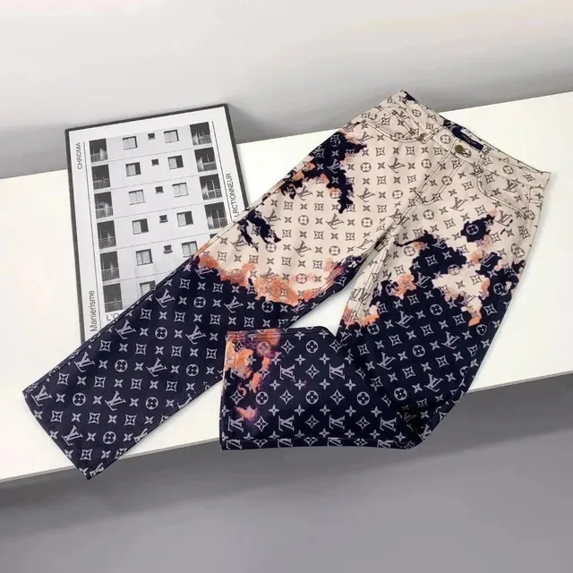 Louis Vuitton Monogram Jeans Tie-Dye Print