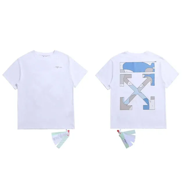 Off-White T-Shirt Industrial Cross Print