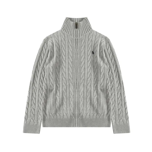 Polo Ralph Lauren Cable Knit Zip-Up Sweater