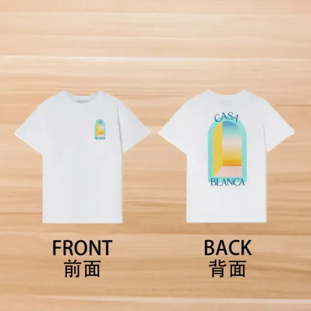 No. 7 before and after models-rainbow gradient door-basket character white