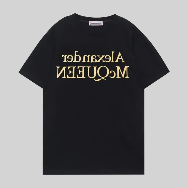 Alexander McQueen t shirts Reversed Typography