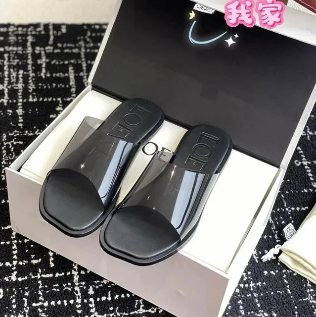 Loewe Logo Slide Transparent Strap