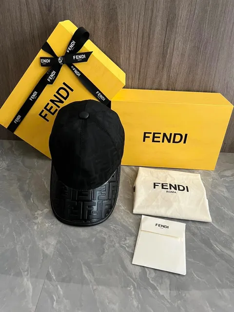 Fendi Baseball Cap FF Logo