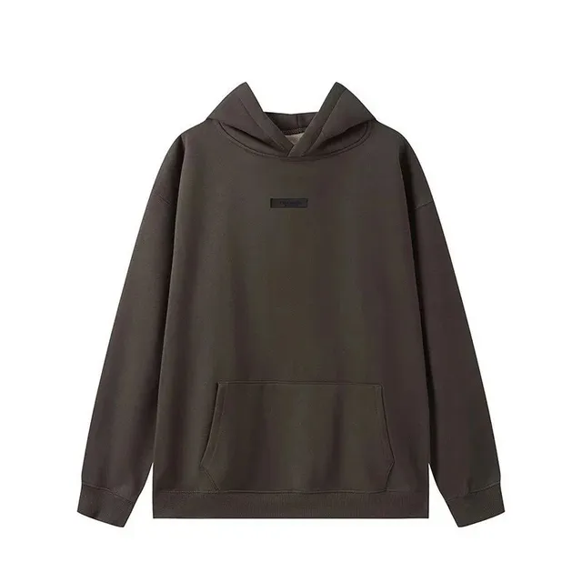 Fear of God Essentials Hoodie Olive Grey