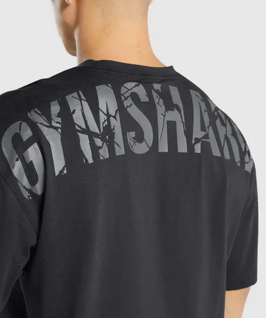 Gymshark Graphic Tee Cracked Logo