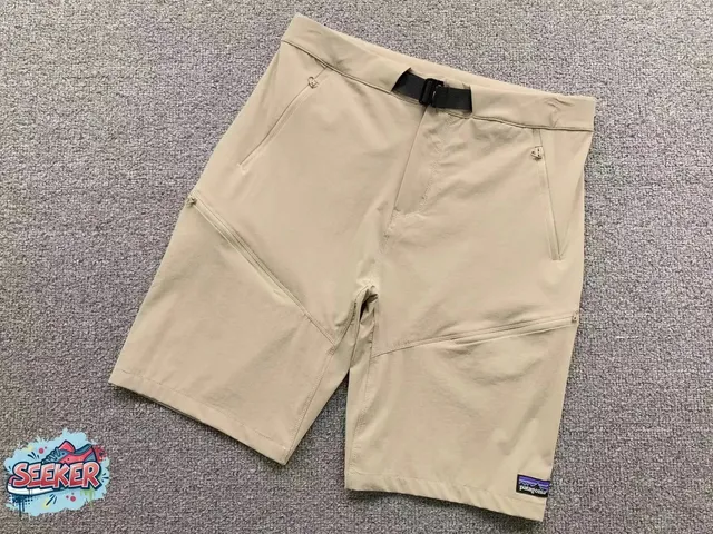 Patagonia Fitz Roy Stretch Shorts Desert Sand