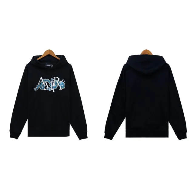 Amiri Hooded Sweatshirt Dragon Logo