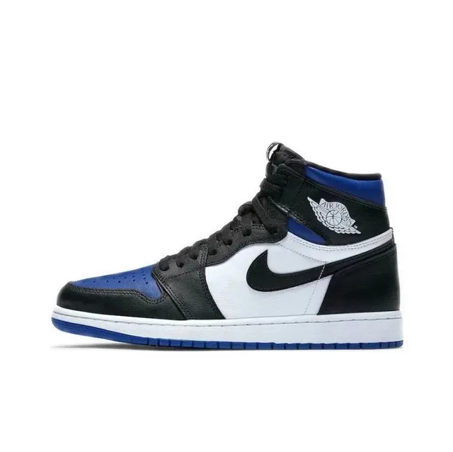 莞产纯原 AJ1黑蓝脚趾