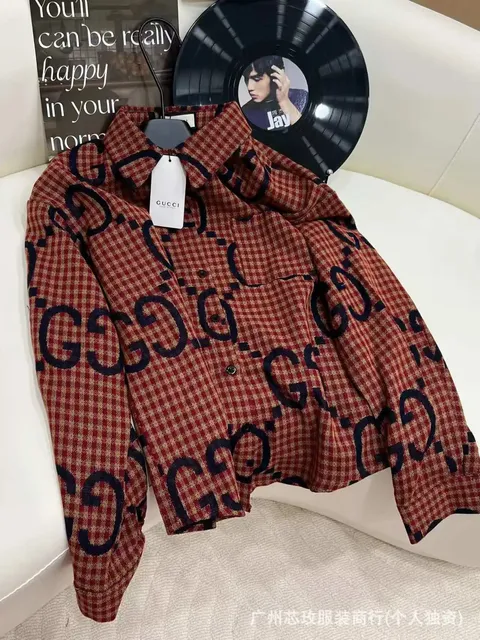 Gucci GG Check Shirt Monogram G-Print