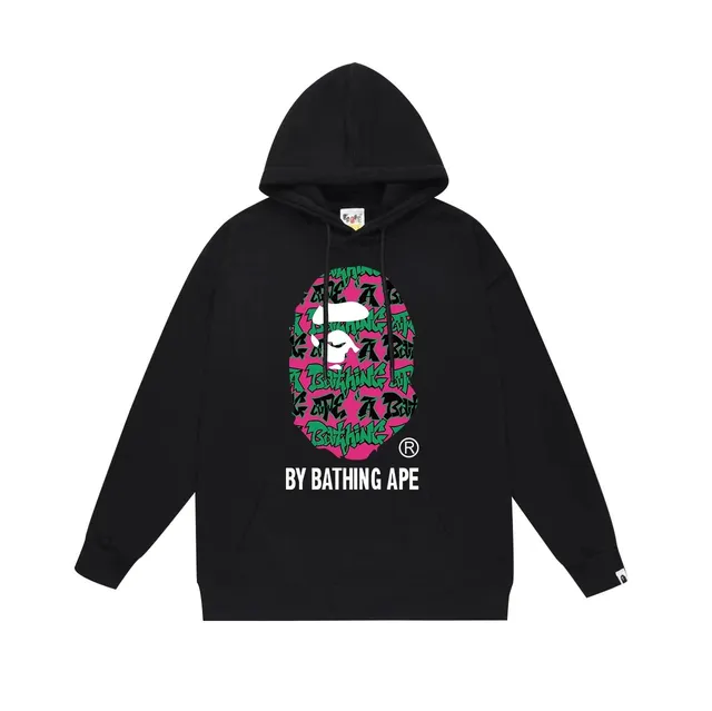 BAPE Hoodie Graffiti Ape Head
