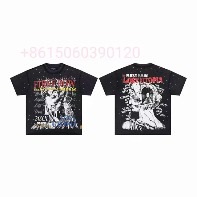 First Row Graphic Tee Lost Utopia Print