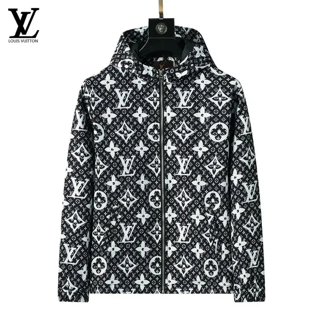 Louis Vuitton Monogram Hooded Jacket All-Over Print