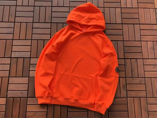 C.P. Company Goggle Hoodie Solid Orange