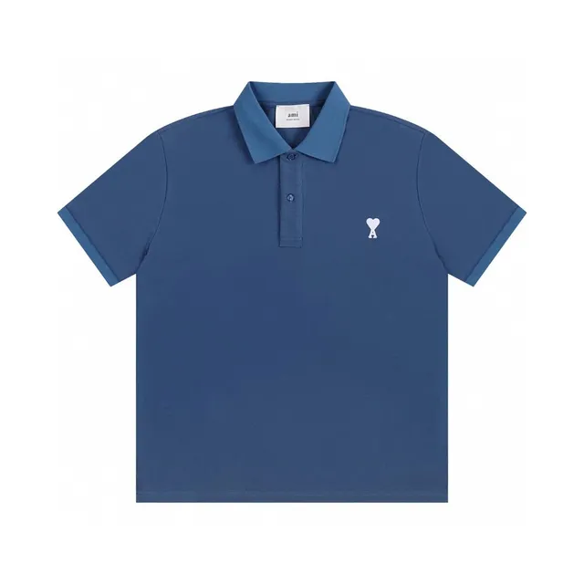 AMI Paris Polo Shirt Heart Logo