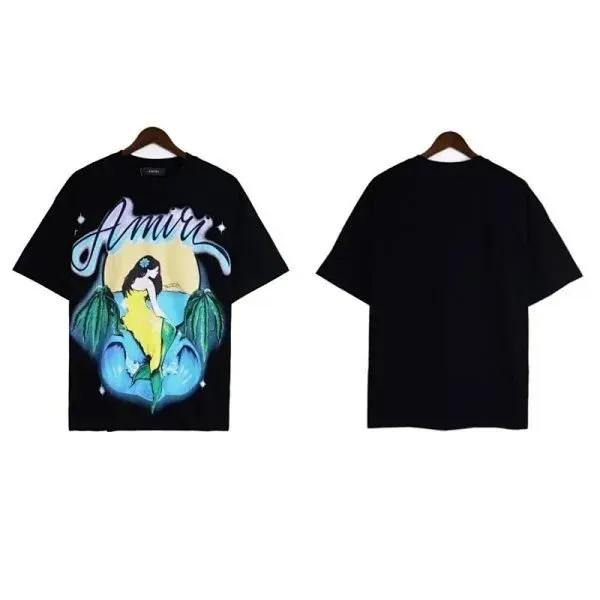 Amiri Graphic Tee Mermaid Print