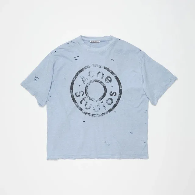 Acne Studios Logo T-Shirt Distressed