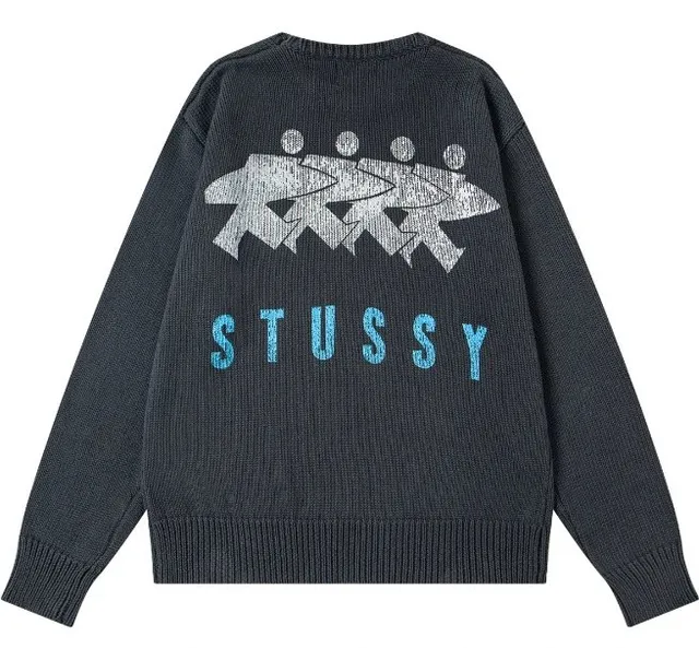Stüssy Knit Sweater Shark Logo