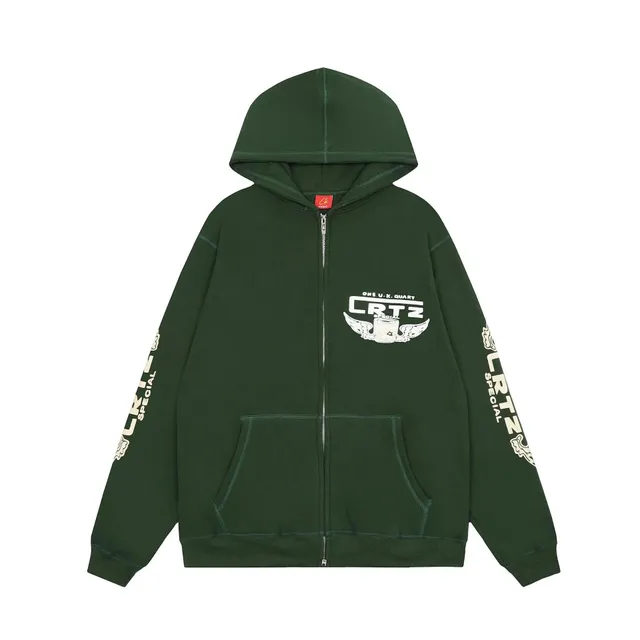 Corteiz Zip-Up Hoodie CRTZ Special Wings