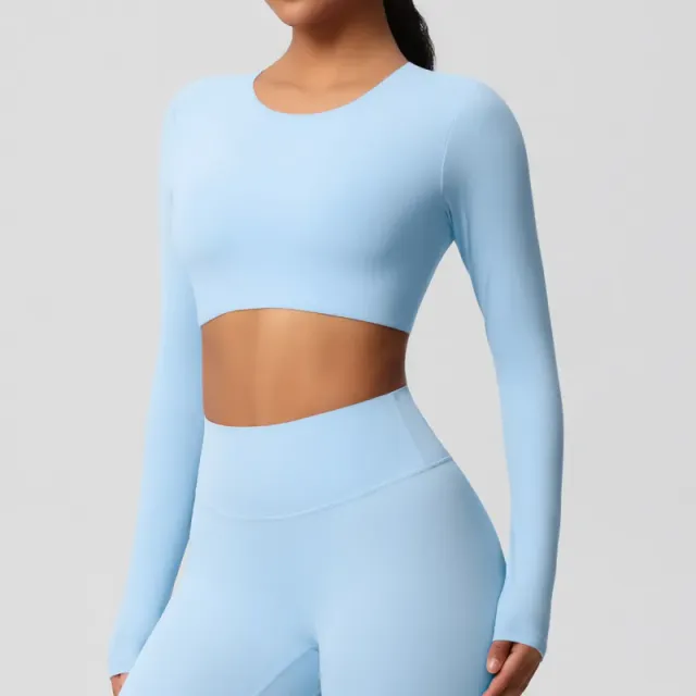 7104 long sleeve-sky blue