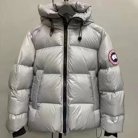 Canada Goose Puffer Jacket Metallic Silver
