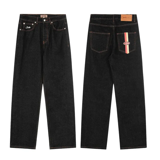 Denim Tears Straight Fit Jeans Black Selvedge