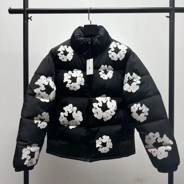 Moncler Puffer Jacket Floral Print