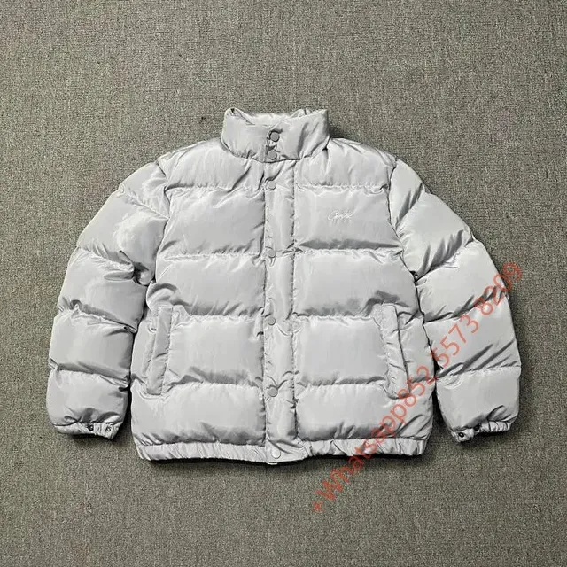 Chrome Hearts Puffer Jacket Metallic Grey