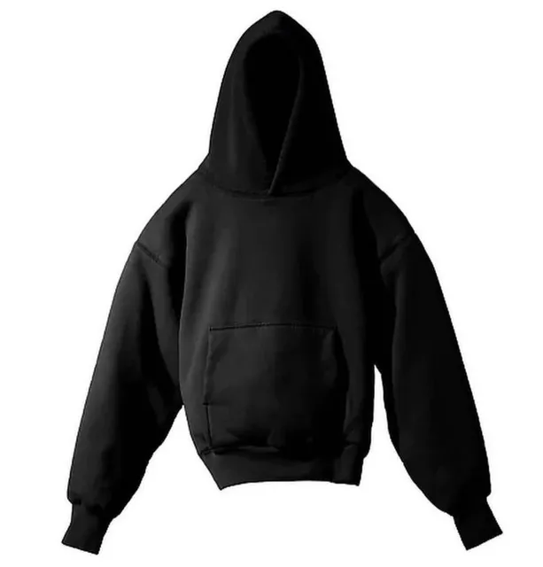 Yeezy Hooded Sweatshirt Solid Black