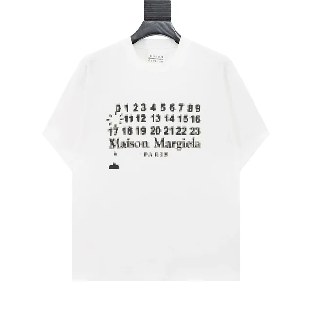 Maison Margiela Pixelated Number Tee Pixelated Logo