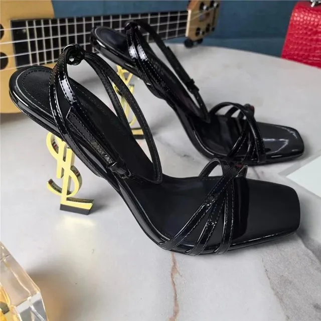Saint Laurent Kate Sandal Patent Leather