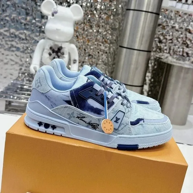 Louis Vuitton LV Trainer Denim Monogram
