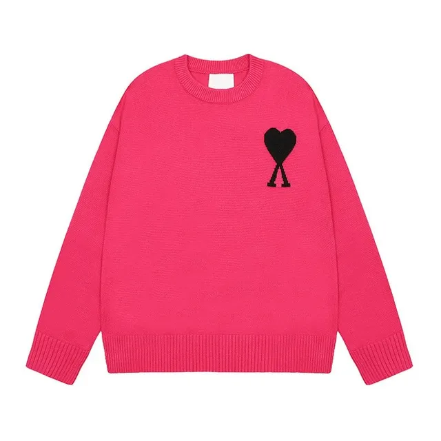 AMI Paris Knit Sweater Heart Logo