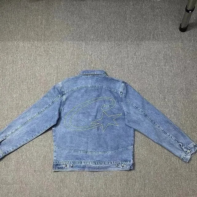 Chrome Hearts Denim Jacket Embroidered Star Logo